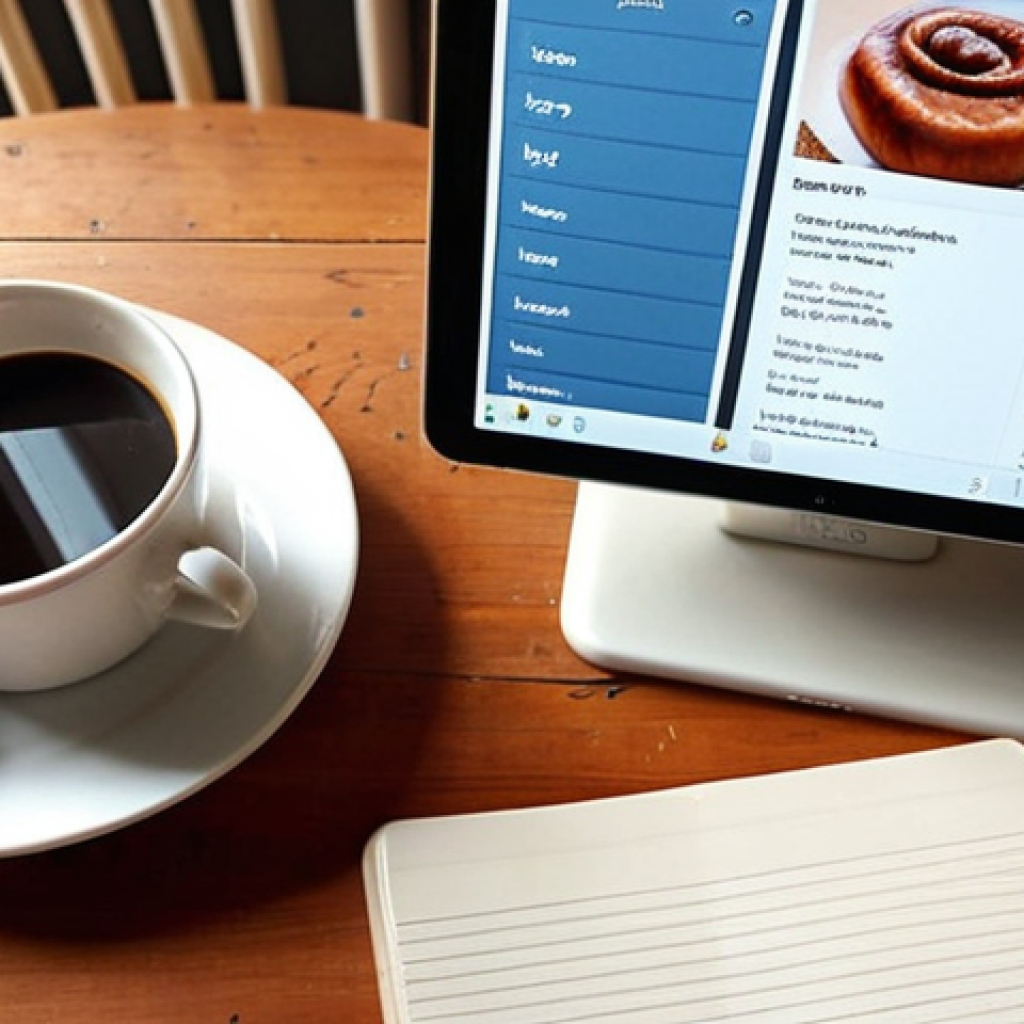 ** A cozy study space in a typical Swedish home. A person is sitting at a desk with a "Fika" (coffee and cinnamon bun) nearby. On the desk are a notebook labeled "Mitt HSK-Register" (My HSK Register), a digital dictionary app (like Pleco) open on a tablet, and colorful flashcards. The scene should convey a sense of focused learning and "mys" (coziness).

**
